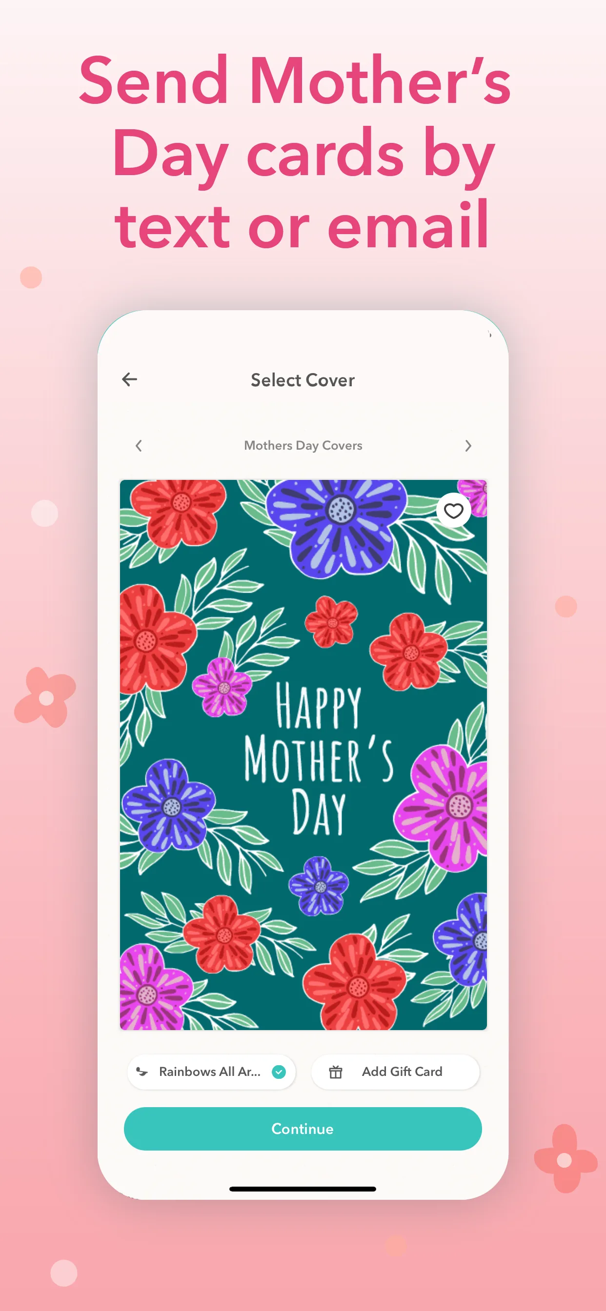 CardSnacks CPP screenshot 1 (Mother’s Day)